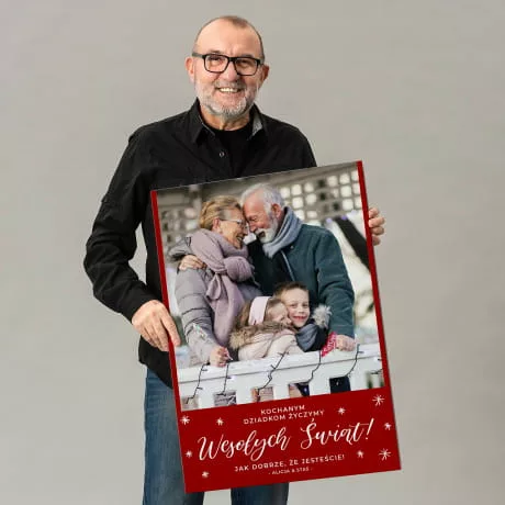 Duża kartka świąteczna
