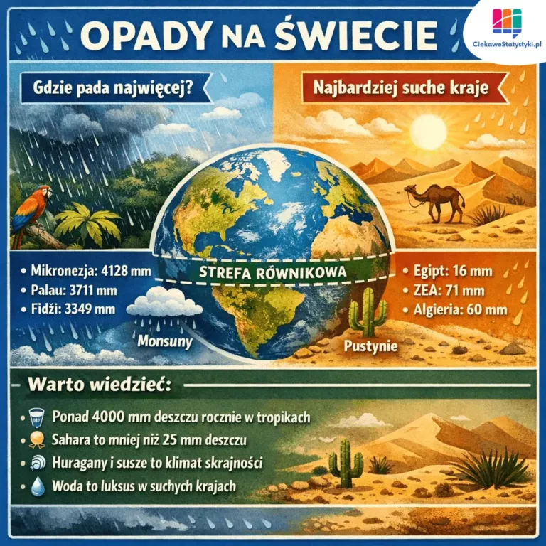 Opady atmosferyczne na świecie