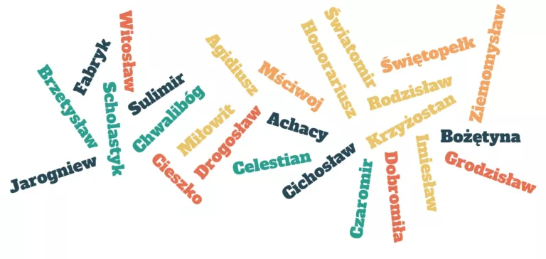 najrzadsze imiona w Polsce