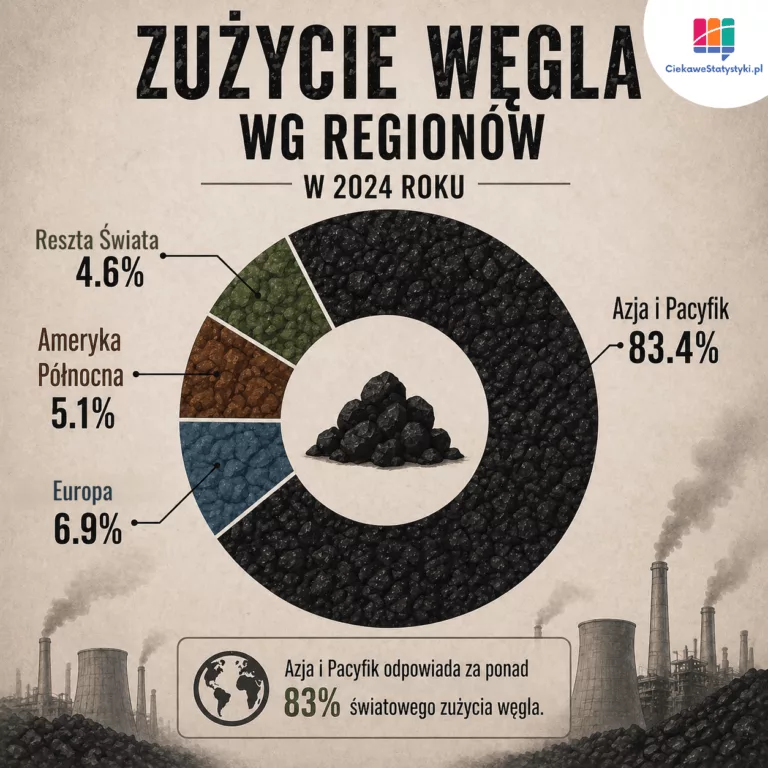 Zużycie węgla na świecie